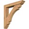 Ekena Millwork Olympic Traditional Smooth Bracket w/ Offset Brace, Western Red Cedar, 5 1/2"W x 30"D x 30"H BKT0604X30X30OLY01SWR - alternate 1